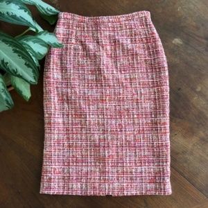 Dolce and Gabbana Tweed Pencil Skirt